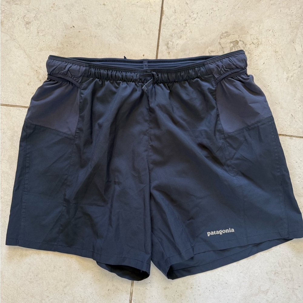 Patagonia  M Men’s Strider Pro Shorts 5”NWT Smolder Blue Lightweight Drawstring